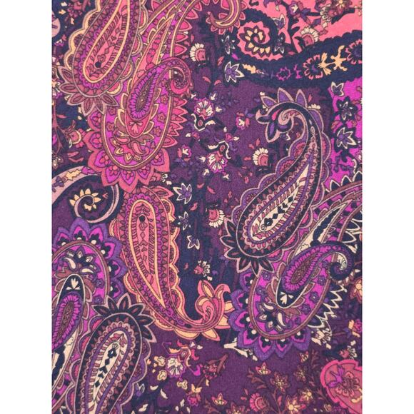 New Catherines Any Wear Womens Size 2x 22/24W Open Cardigan Paisely Long Sleeve - Picture 4 of 5